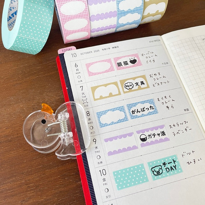 Stamp Marche Labeler Roll Sticker Sample - Dot | Jade