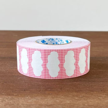 Stamp Marche Labeler Roll Sticker Sample - Mokumoku Frame | Cherry