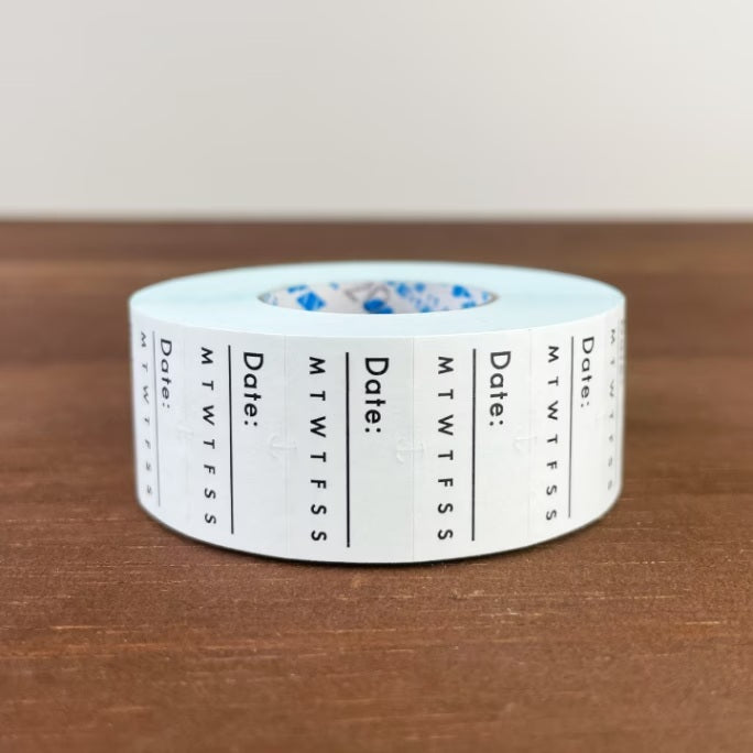 Stamp Marche Labeler Roll Sticker Sample - Date & Week – Shokakko