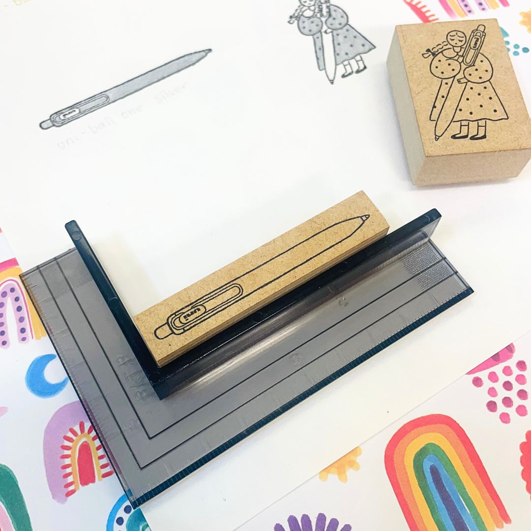 Use A Ruler Stamp Sanby Stamp Ruler for Company Stamps & Rubber Stamps | Shokakko