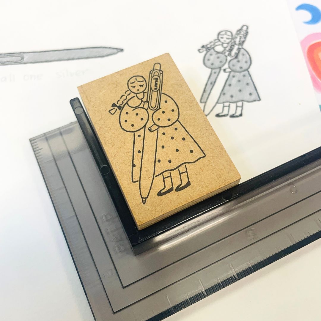 Use A Ruler Stamp Sanby Stamp Ruler for Company Stamps & Rubber Stamps | Shokakko