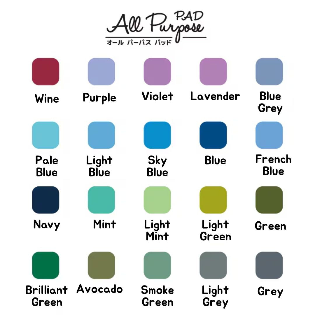 [BUNGUJOSHI 2025] Stamp Marche All Purpose Ink Pads (40 Colours)