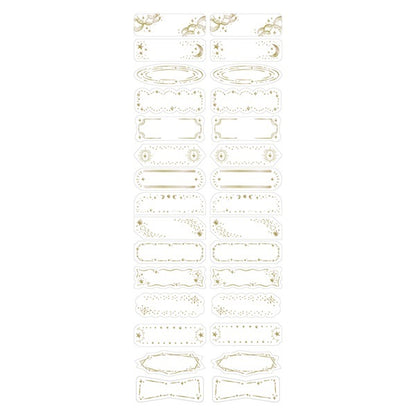 Mark's Masté Writable Masking Stickers with Gold Foil - Star