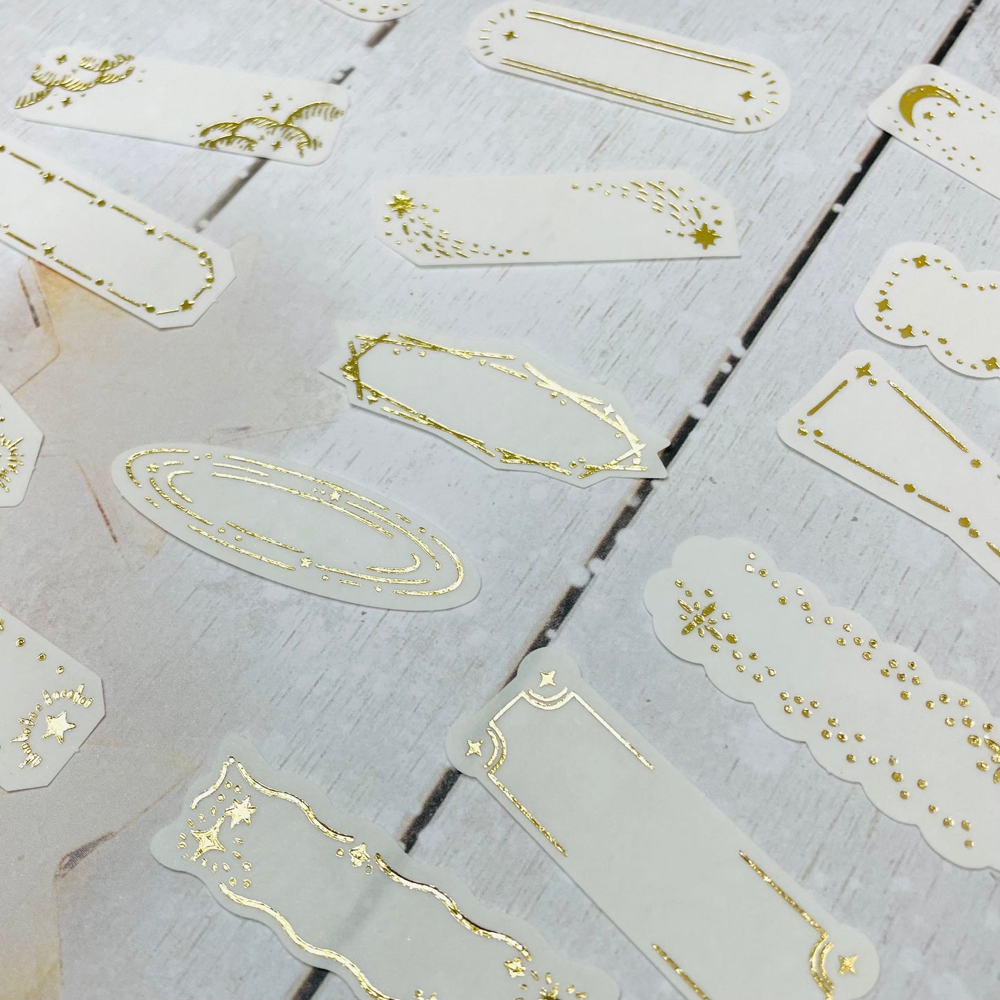 Mark's Masté Writable Masking Stickers with Gold Foil - Star