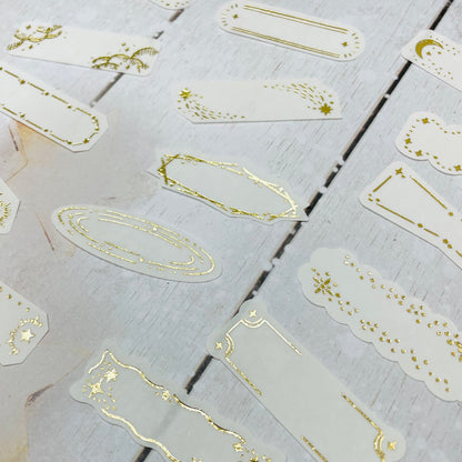 Mark's Masté Writable Masking Stickers with Gold Foil - Star