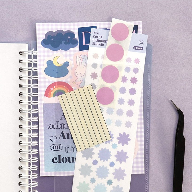 Iconic Release Paper Sticker Collecting Book