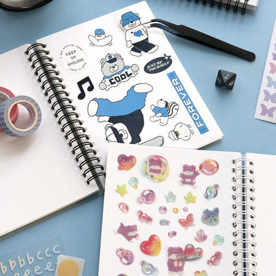 Iconic Release Paper Sticker Collecting Book