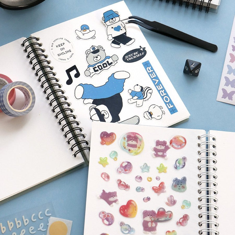 Iconic Release Paper Sticker Collecting Book