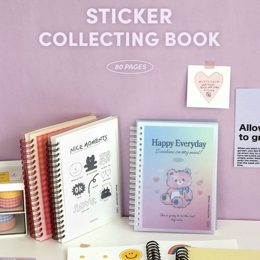 Iconic Release Paper Sticker Collecting Book
