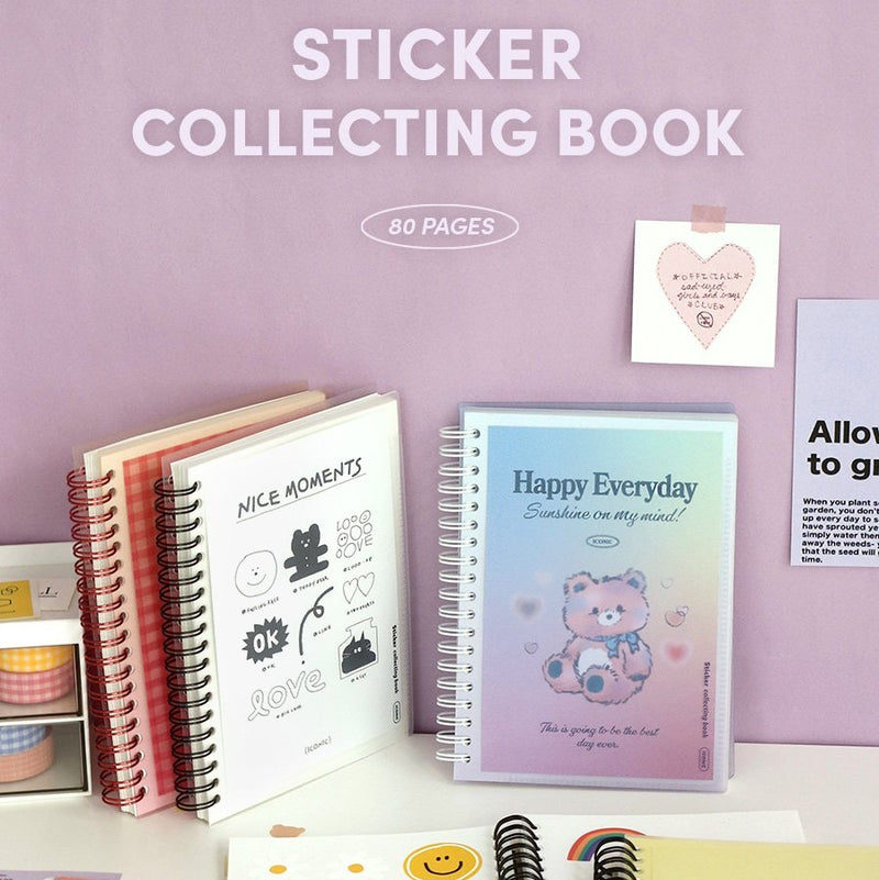 Iconic Release Paper Sticker Collecting Book