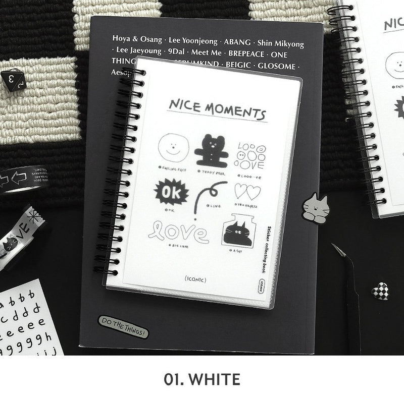 Iconic Release Paper Sticker Collecting Book