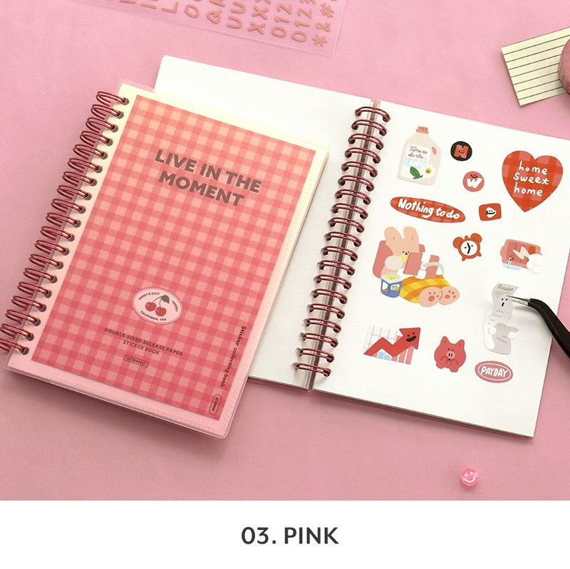 Iconic Release Paper Sticker Collecting Book