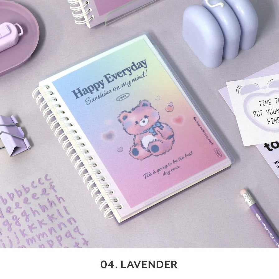 Iconic Release Paper Sticker Collecting Book