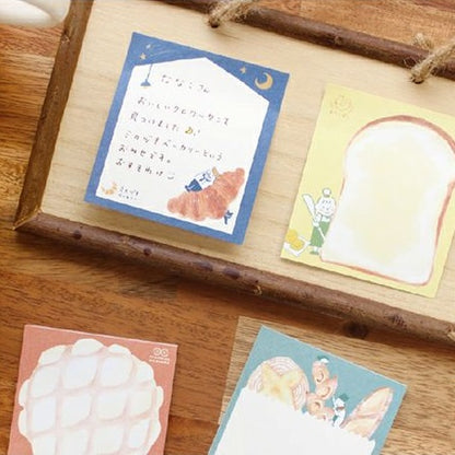 Furukawa Paper Works Yakitate Pan Town Collection Sticky Note - NicoNico Marupan