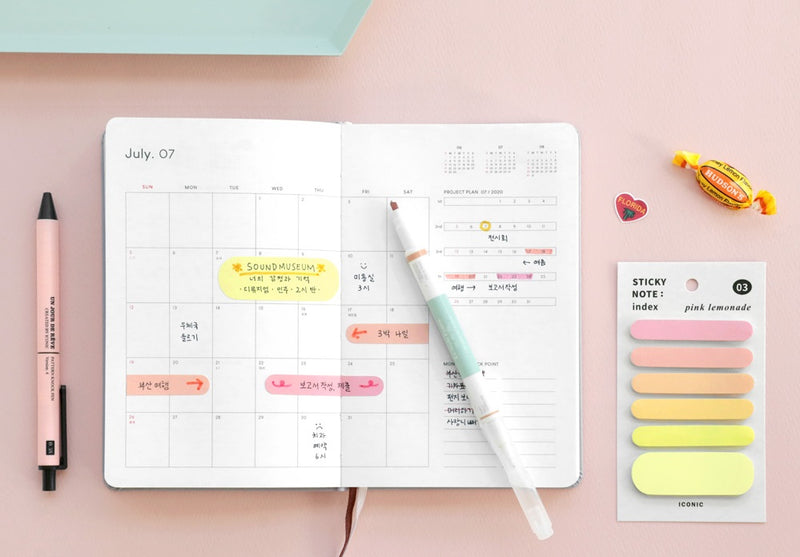 Iconic Sticky Note Index