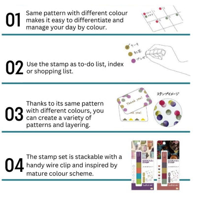 Sun-Star Stickyle Stamp 5-in-1 Self Inking Stamp - That Person's Favourite