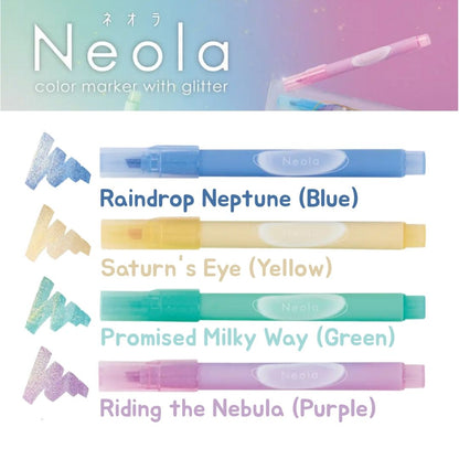 [BUNGUJOSHI 2025] Sun-Star Neola Colour Marker with Glitter