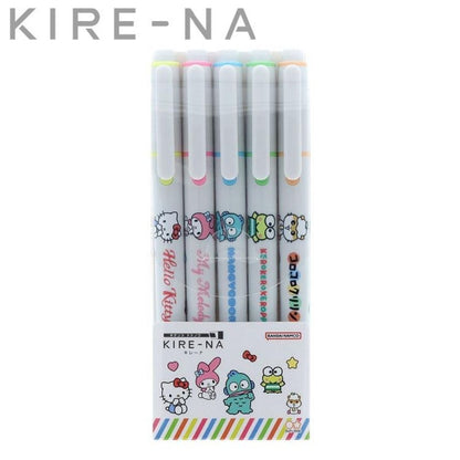 Sun-Star x Sanrio x Pilot KIRE-NA Highlighter Set - Basic