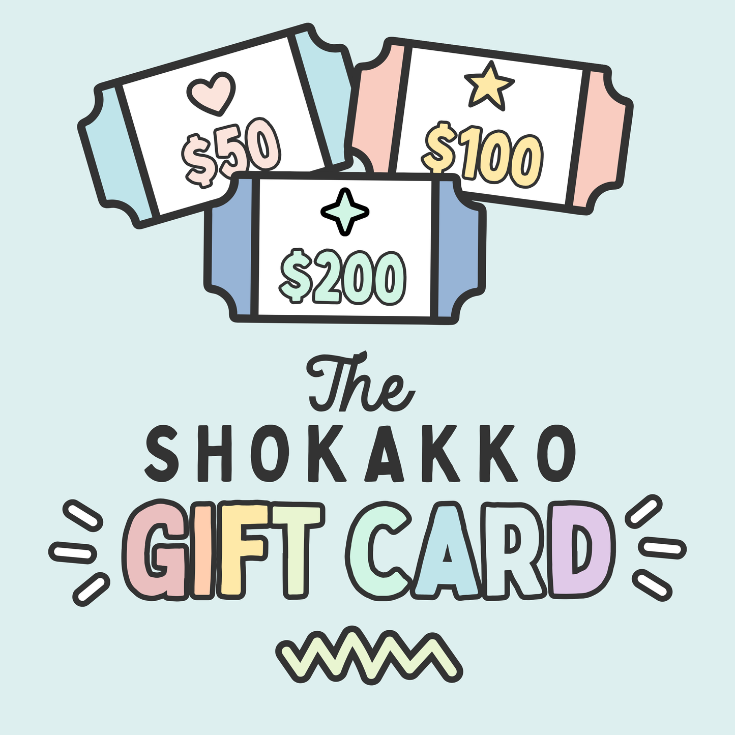 The Shokakko Gift Card
