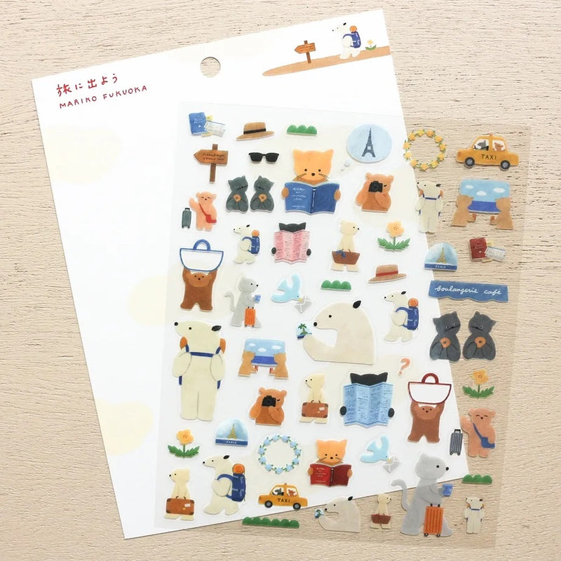 Cozyca Products x Mariko Fukuoka Clear Sticker - Let&