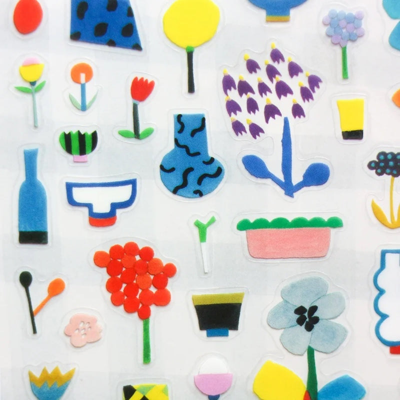Cozyca Products x Subikiawa Shokkiten Clear Sticker - Uekae Seal (Plant of the Day)