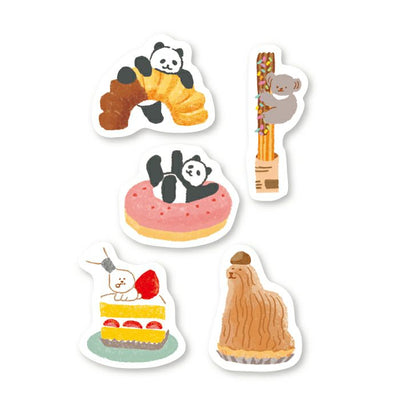 Furukawa Paper Works Sweets Animal Workshop Flake Seal - Western Sweets