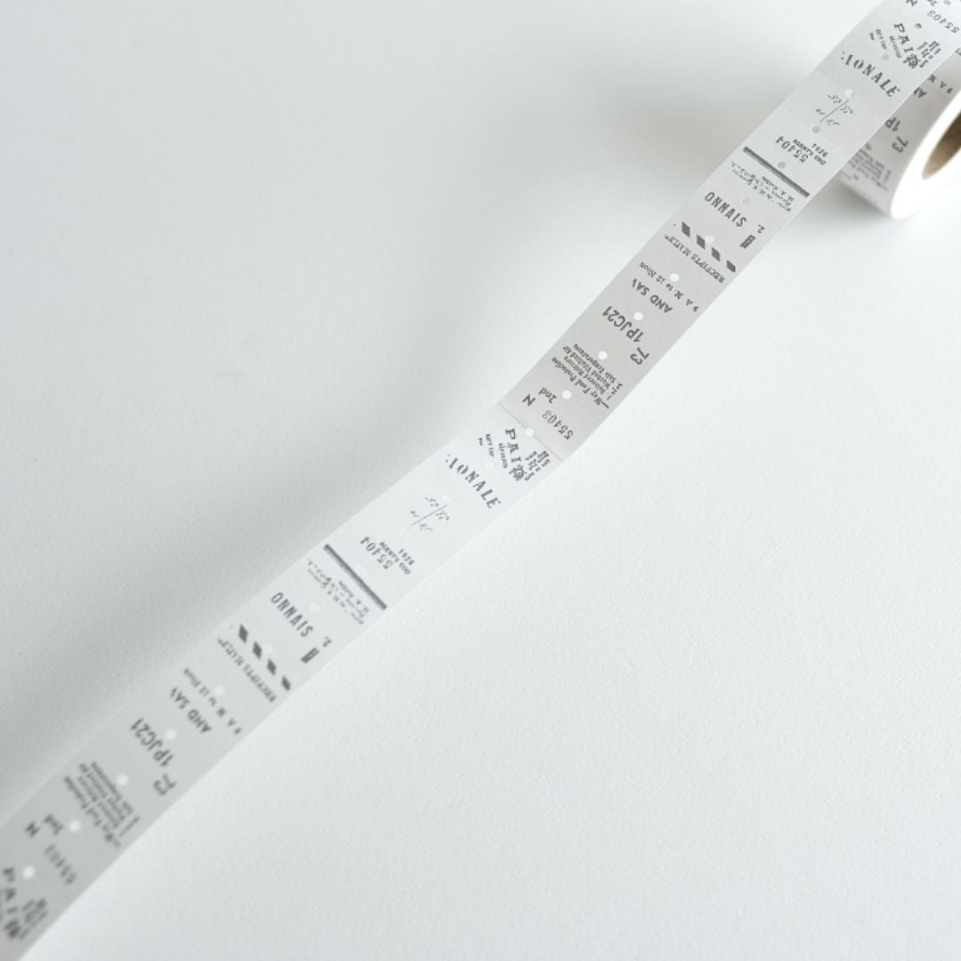 [BUNGUJOSHI 2025] Yohaku Labeler Roll Sticker - LR-002 Shingetsunoyoru