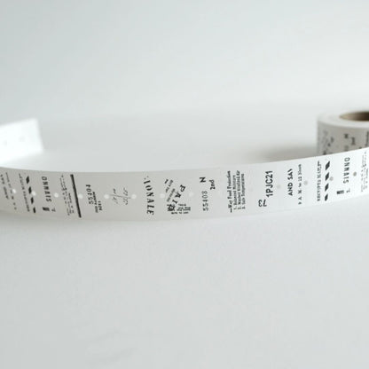 [BUNGUJOSHI 2025] Yohaku Labeler Roll Sticker - LR-001 Kurotoshiro