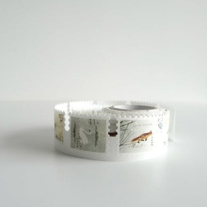 [BUNGUJOSHI 2025] Yohaku Roll Flake Seal - Yukiasobi