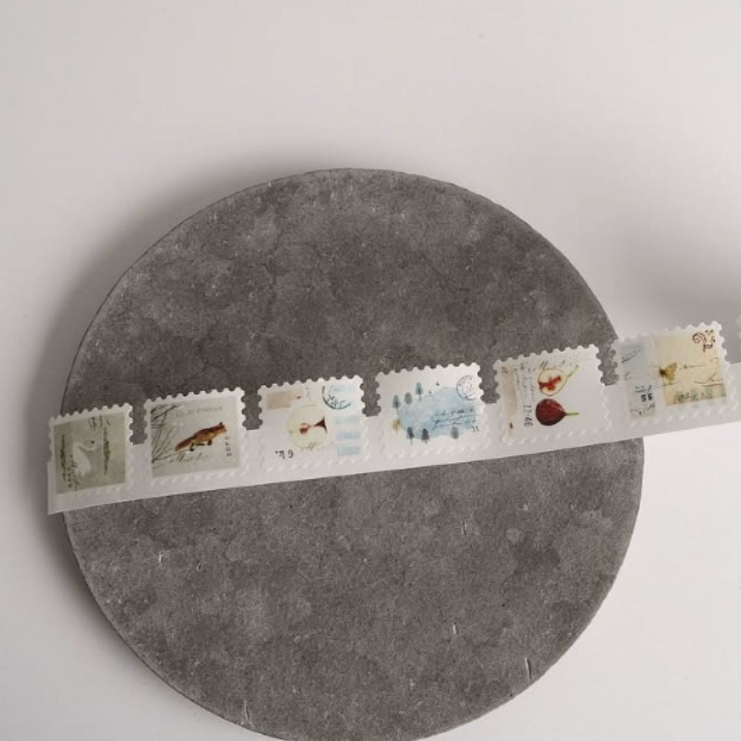 [BUNGUJOSHI 2025] Yohaku Roll Flake Seal - Yukiasobi