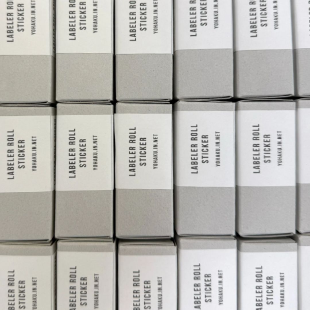[BUNGUJOSHI 2025] Yohaku Labeler Roll Sticker - LR-002 Shingetsunoyoru