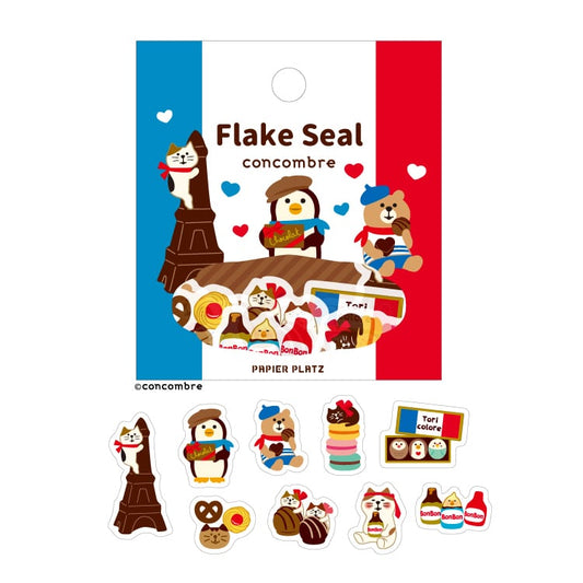 Papier Platz x Concombre Flake Seal - Bonjour Chocolate