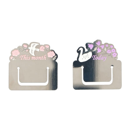 Mark's Index Bookmarker - Flower & Bird