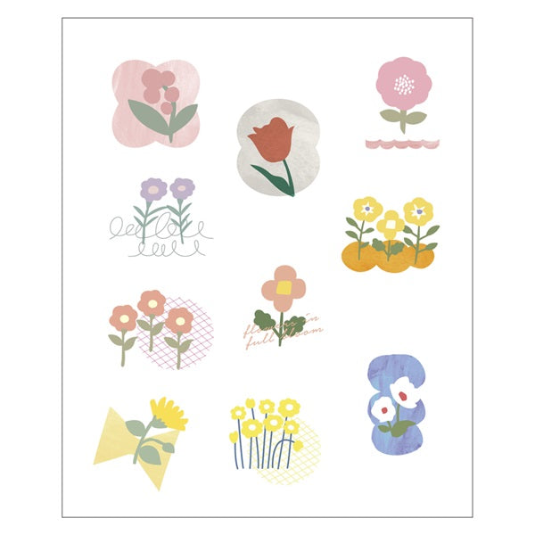 Mark's Cover Decoration Transfer Sticker - Flower | Shokakko Australia