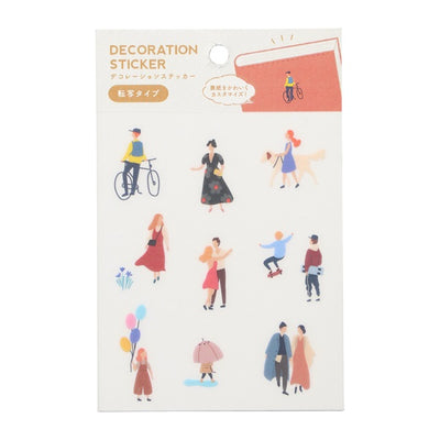 Mark's Cover Decoration Transfer Sticker - People