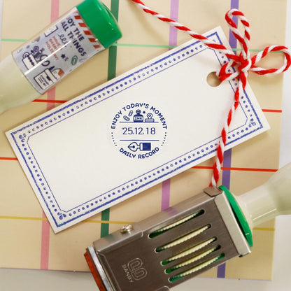 [BUNGUJOSHI 2025] Sanby x Eric Hello Small Things! Techno-Touch Date Stamp - Daily Record