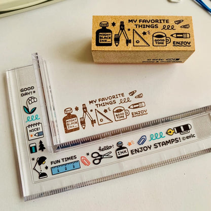 Sanby x Eric Hello Small Things! Stamp Ruler
