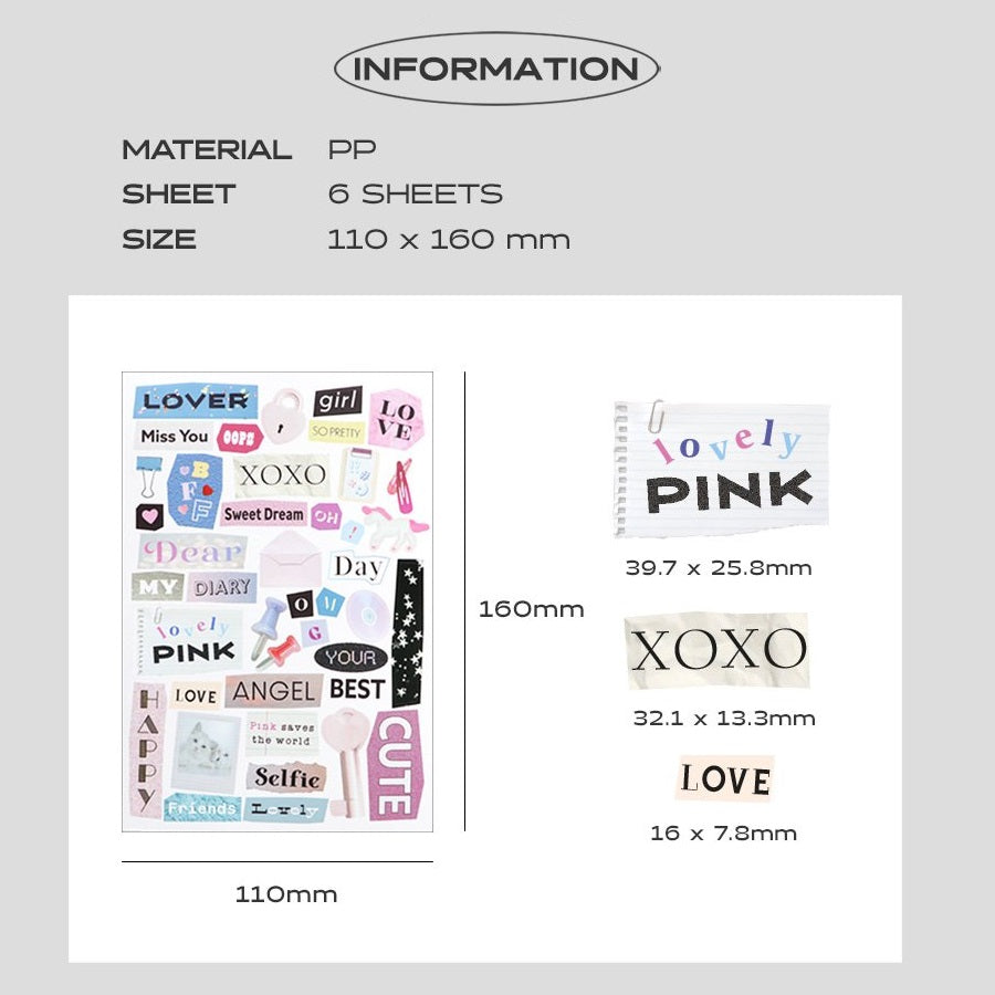 Iconic Magazine Collage Sticker Pack