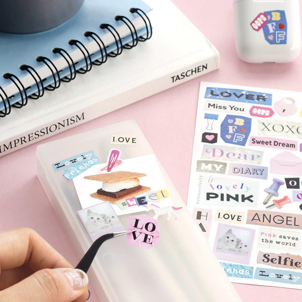 Iconic Magazine Collage Sticker Pack