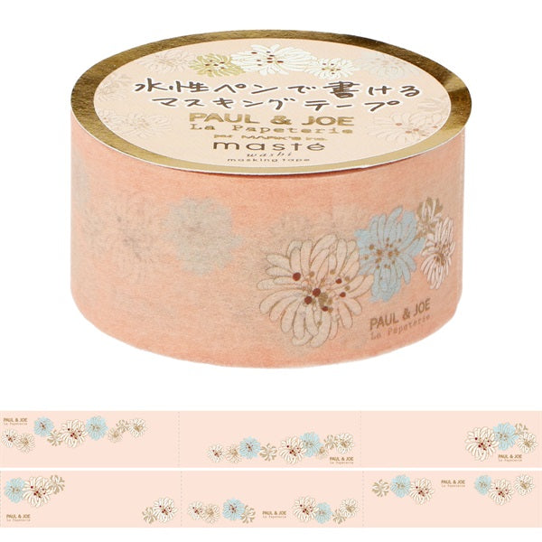 Mark's x Paul & Joe La Papeterie Masté Washi Tape - Chrysantheme Pink