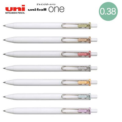 Uni-ball One Gel Pens 0.38mm - Fika Colours