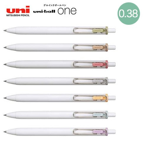 Uni-ball One Gel Pens 0.38mm - Fika Colours