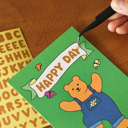 Dailylike Card Deco Sticker - 01 Alphabet