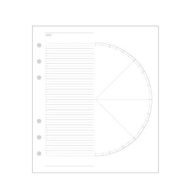 Jam Studio A6 Wide Record Refill - 02 Daily Circle