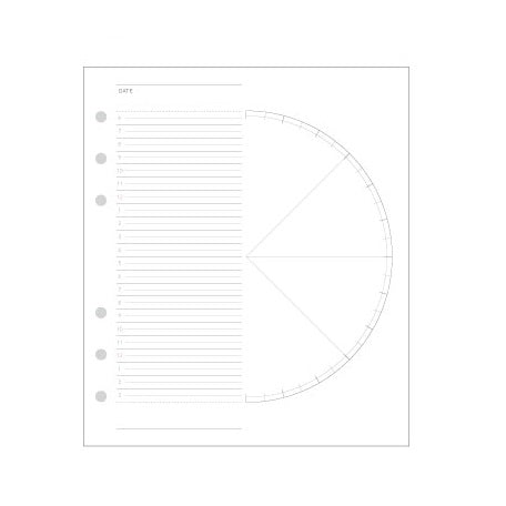 Jam Studio A6 Wide Record Refill - 02 Daily Circle