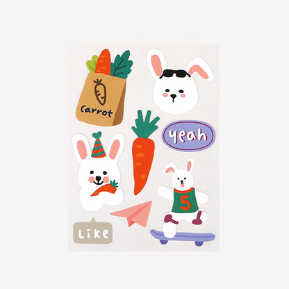 Dailylike Remover Sticker - 02 Rabbit's Day
