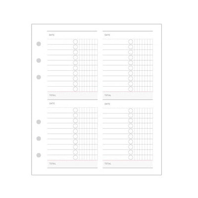 Jam Studio A6 Wide Record Refill - 03 Mini Cash Book