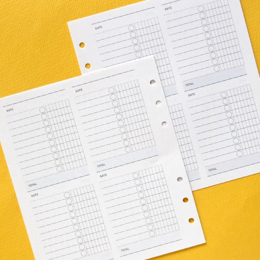 Jam Studio A6 Wide Record Refill - 03 Mini Cash Book