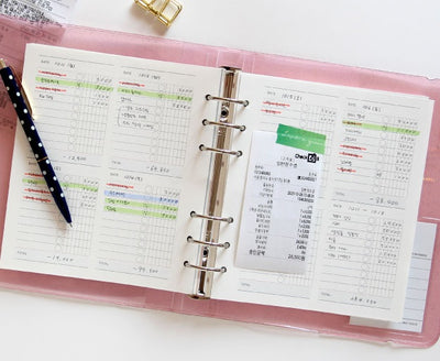 Jam Studio A6 Wide Record Refill - 03 Mini Cash Book