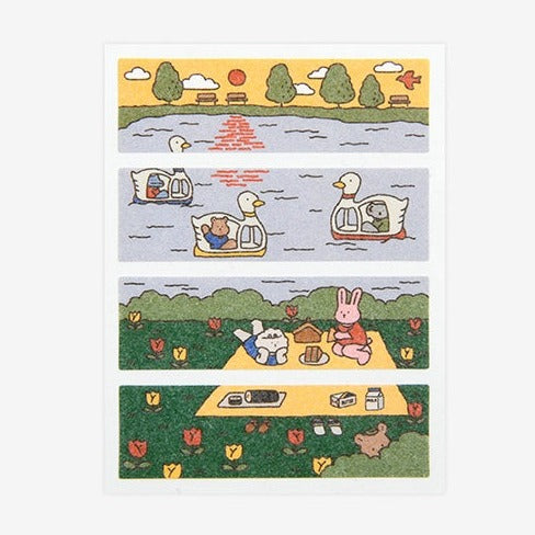 Dailylike My Buddy Masking Seal  - 03 Picnic